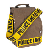 Police Line Do Not Cross Utility Messenger Bag in Yellow