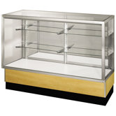 Streamline 38" x 48" Full Vision Standard Showcase with Panel Back