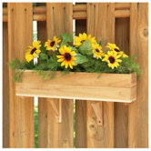 Teak Rectangular Window Box Planter