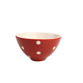 Colonial Home Small Ceramic Bowl in Red