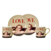 Love Cupid 3 oz. Espresso Cup and Saucer