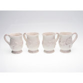 Firenze Ivory 16 oz. Mug (Set of 4)