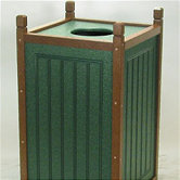 22 Gallon Trash Can Engraved Corner Trim