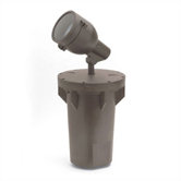 Outdoor 100W MV Textured Architectural Bronze In Ground Ballast
