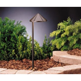Six Groove LED Path Light in Architectural Bronze