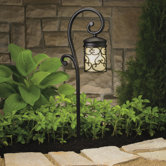 Almeria  Path Light in Textured Black