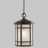 Cameron  Outdoor Hanging Lantern in Prairie Rock