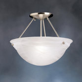 Swiss Passport 13" 1 Light Semi Flush Mount
