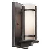 Camden  Outdoor Wall Lantern in Anvil Iron