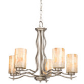Modern Mosaic 5 Light Chandelier