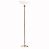 Palla Torchiere Lamp in Polished Nickel