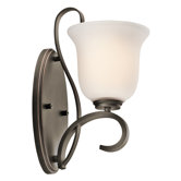 Sherbrooke One Light Wall Bracket in Olde Bronze