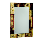 Cody Rectangular Beveled Mirror in Multi Color