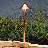 LED Path Light in Copper