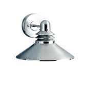 Grenoble Wall Lantern in Brushed Nickel