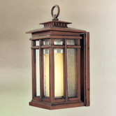 Cottage Grove  Wall Lantern in Cottage Bronze - Energy Star