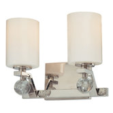 Tate  Vanity Light in Polished Nickel