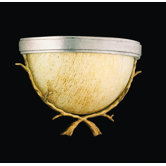 Parc Royale 9" x 14" ADA Wall Sconce in Gold and Silver Leaf
