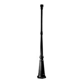 Tapered Lamp Post in Gloss Black