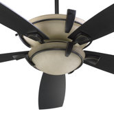 52" Mendocino 5 Blade Ceiling Fan with Remote