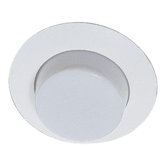 8"  Plastic Recessed Lighting Trim in Opal
