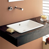 Gaia 50 Built-In Bathroom Sink in White