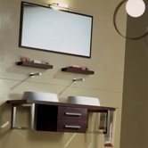Brio 47.2" Wall Mounted Bathroom Vanity