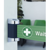 Tensabarrier Wall Mount with 30' Belt and Clamp