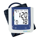 Healthsmart Premium Talking Automatic Digital Blood Pressure Monitor in Blue
