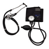Matchmate Blood Pressure Stethoscope, 22" Vinyl Tubing, Black