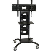 51" Flat Panel Stand (Includes WFST) with 4" Casters (32" - 50" Screens)