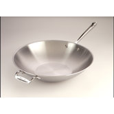 Stainless 14" Open Stir Fry Pan