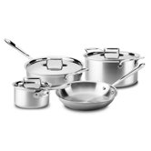 d5 Stainless Brushed 7 Piece Cookware Set