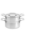d5 Stainless Brushed 3 Quart Casserole with Steamer