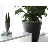 Aigua Cono Round Flower Pot Planter with Self-Watering