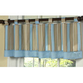 Mod Dots Blue Collection Window Valance