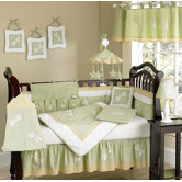 Green Dragonfly Dreams Crib Bedding Collection