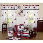 Polka Dot Ladybug Toddler Bedding Collection