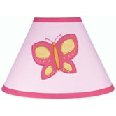 Butterfly Pink Orange Lamp Shade
