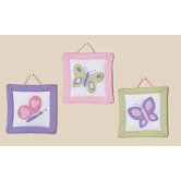 Butterfly Pink Purple Wall Hangings