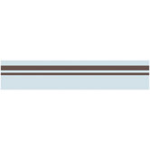 Hotel Blue and Brown Collection Wall Paper Border