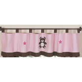 Teddy Bear Pink Collection Window Valance