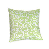 Olivia Collection Decorative Pillow  - Scroll Print