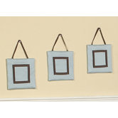 Hotel Blue and Brown Collection Wall Hangings