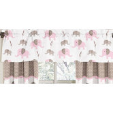 Elephant Pink Collection Window Valance