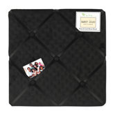 Minky Dot Black Collection Memo Board
