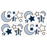 Starry Night Collection Wall Decal Stickers