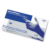 Sensicare Ice Nitrile Gloves, Blue, 200 per Pack