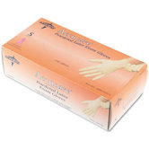 Mediguard Powdered Latex Exam Gloves, Small, 100/Box