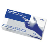 Sensicare Ice Nitrile Gloves, Blue, 200 per Pack, Large